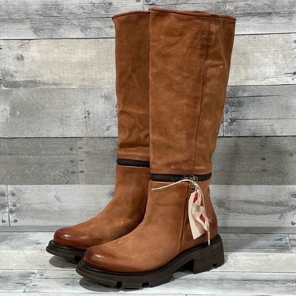 NEW ..!!! A.S.98 LARRIE WOMEN'S BOOT - WHISKEY - SIZE - 7.5 - 8 US / 38 EU $499 - Picture 5 of 16